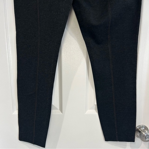 J. Crew Pixie Pants 10S Skinny Dark Gray Black Knit High Rise Zip Back Seam NWT - Picture 6 of 15